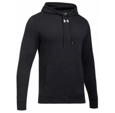 Under Armour Men's Black UA Hustle Fleece Hoodie Size XL - Image 1 of 2