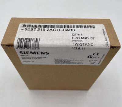 6ES7 315-2AG10-0AB0 NEU SIEMENS SIMATIC S7-300 CPU 315-2DP 6ES7315-2AG10-0AB0 - Bild 1 von 4