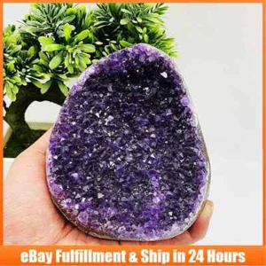 Big Natural Amethyst Crystal Cave Cluster Quartz Druzy Geode Healing Rock Stone - Picture 1 of 12