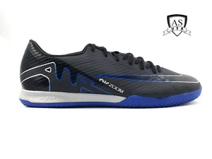 NIKE ZOOM VAPOR 15 ACADEMY IC INDOOR SOCCER CLEATS Mens Size 11 BLACK DJ5633-040 - Picture 1 of 8