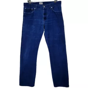 Naked & Famous Herren 34 x 32 Weird Guy Indigo Blau Cordhose Slim Straight - Bild 1 von 5