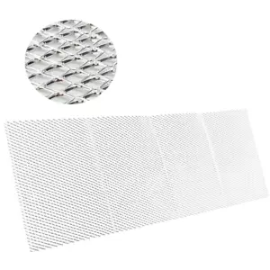 Parrilla de aleación de aluminio malla para afinar parachoques delantero ventilación rejilla romboide hoja de red - Imagen 1 de 10