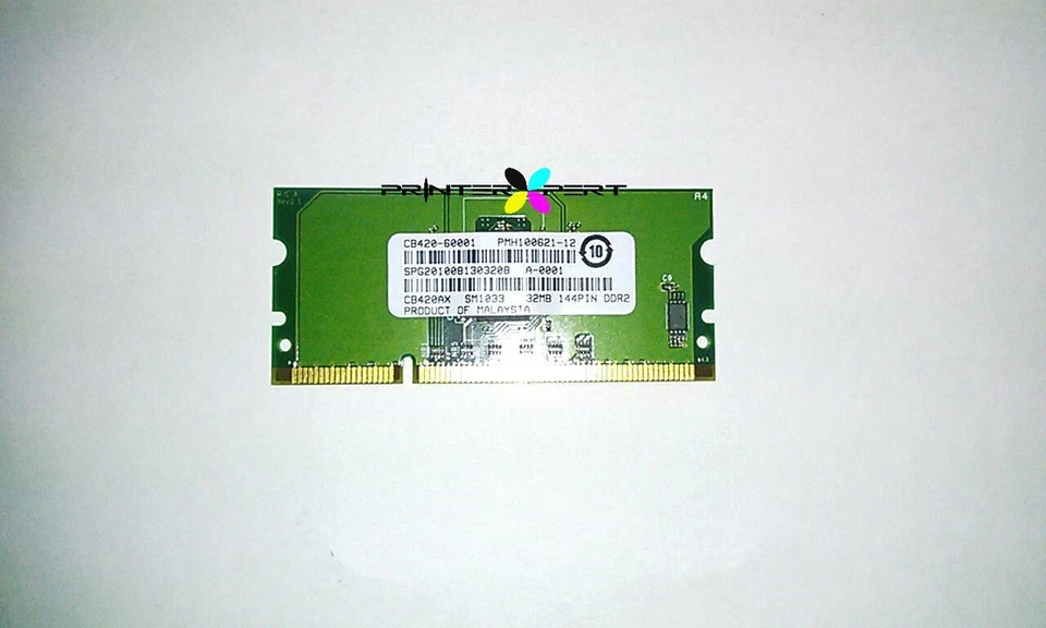🖨️ HP CB420A 32MB DDR2 144pin HP LaserJet P2015 P2055 P3005 CB420-60001 CB420AX - Image 1 of 3