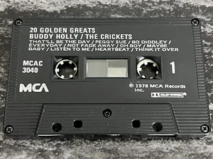 Buddy Holly / The Crickets - 20 Golden Greats [Audio Cassette Tape 1978 MCA] - Picture 1 of 2