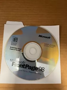 Microsoft FrontPage 98 Installation CD for Windows - Picture 1 of 2