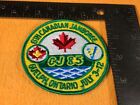 PATCH O2-32 BOY SCOUTS OF AMERICA / CANADA - CJ 1985 6e JAMBOREE CANADIEN