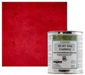 Schnelltrocknende Betonbeize - Profi - einfach zu bedienen 100-150 Quadratfuß Cranberry - Bild 1 von 3