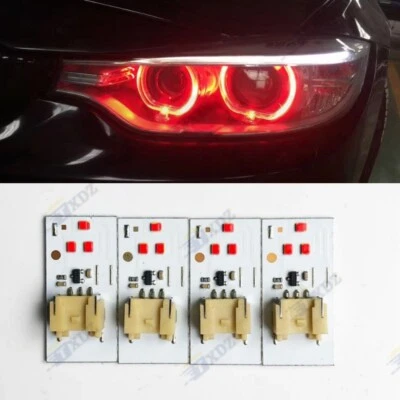 RED DRL LED Boards For 2012-2015 BMW F30 320i 335i 328i Xenon Light Angel Eye - Image 1 of 4