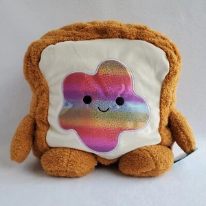 Bumbumz Breakfastbumz TIMOTHY the TOAST RAINBOW JAM 12" Bum Bumz peluche desayuno - Imagen 1 de 8