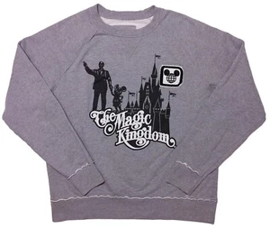 Disney Parks Magic Kingdom ""Vintage"" Stil Sweatshirt grau Medium M - Bild 1 von 7