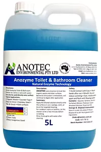 Anozyme Enzyme Toilet & Bathroom Cleaner 5L (BLEACH ALTERNATIVE) - FREE POSTAGE! - Picture 1 of 1