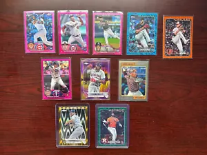 2022-2024 Topps / Bowman Serial Numbered Lot 10 Cards Topps Chrome Crobin - Picture 1 of 1