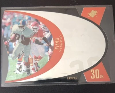 TERRELL DAVIS 1997 SPx #SPX24 Denver Broncos Football Card - Image 1 of 2