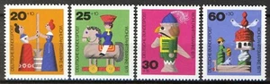 BRD 1971, Surtax, Welfare, Old Wood Toy Set VF MNH, Mi 705-08 2,6 € - Imagen 1 de 1