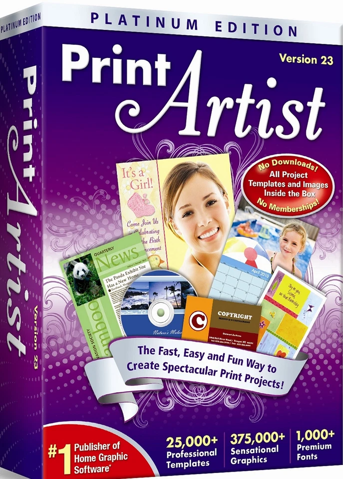 PRINT ARTTIST PLATINNUM EDITION v23. ALL YOU NEED IN 1 BOX.  FAST SHIPPING. - Image 1 of 2