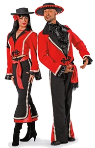 Gaucho Damenkostüm Karnevalkostüm Spanierinnenkostüm - Bild 1 von 1