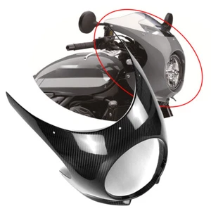For Z900RS 2017-2023 Carbon Fiber Headlight Cowl Headlamp Cover Fairing - Picture 1 of 6