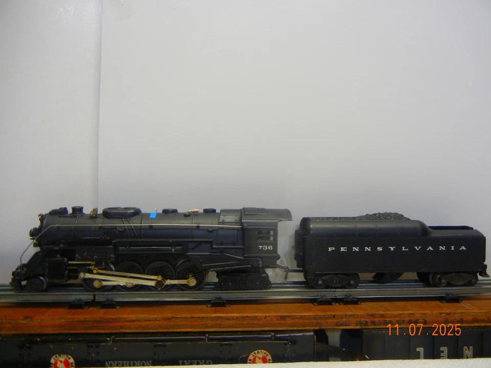 Lionel #736 w/#2046W Whistle Tender. Excellent, proper operation confirmed. - Image 1 of 4
