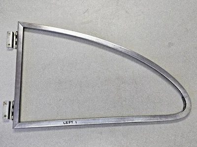 MARCO VENTANA CUARTO CROMADO CONDUCTOR TRASERO IZQUIERDO USADO ORIGINAL PORSCHE 356 356A #1 Foto 1 de 4