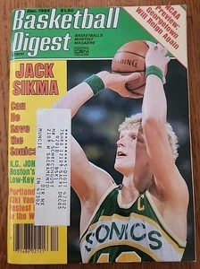 Jack Sikma Basketball Digest December 1984 Seattle Supersonics - Picture 1 of 6