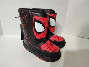 Spiderman Light Up Toddler Boys Snow Boot Size 10 - Picture 1 of 8
