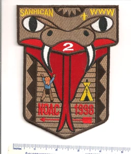 SANHICAN  LODGE 2  1998 NOAC  S25 + X7  FLAP  SET   NEW JERSEY  OA BSA MINT - Picture 1 of 1