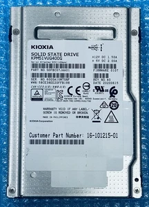 KIOXIA KPM51VUG400G 400Go SAS SSD 2,5" HDD Enterprise Kioxia 400Go 100% Santé - Photo 1/2