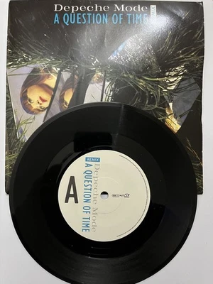 DEPECHE MODE, A QUESTION OF TIME (remix), 7" vinyl 1986, 1st press, P/S - EX/EX- - Image 1 of 3
