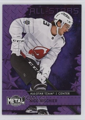 2020-21 Skybox Metal Universe All-Stars Purple Spectrum /199 Nico Hischier #193 - Image 1 of 2