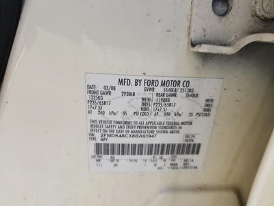 Used Engine Complete Assembly fits: 2008 Ford Edge 3.5L VIN W 8th digit Grade A - Image 1 of 4