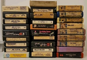 8-Track Tape Lot 28, The Who, Stones, Most Untested/Not working, Please Read - Imagen 1 de 19