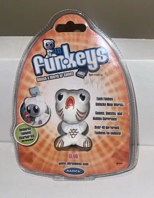 Raro personaggio Mattel UB Funkeys Funkey Glub 2007 nuovo con scatola - Immagine 1 di 4