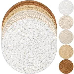 Trivet Mats Set for Hot Dishes, 5 Heat Resistant Pot Holders for Kitchen, Hom... - Picture 1 of 7