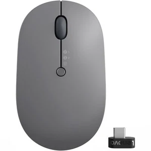 Lenovo Go Wireless Mouse, Multi-Device, 2400 dpi, Optic, Lightweight, Gray - Picture 1 of 7