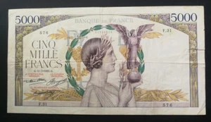 Frankreich 5000 Francs 1935 F+ - Bild 1 von 2