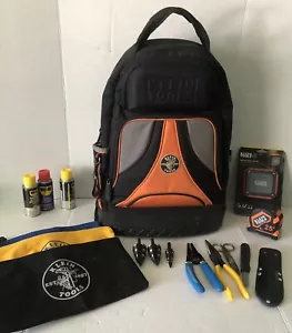 Zaino Klein Tools Electricians + 3 punte da trapano, spogliarelliste, pinze e ALTRO! - Foto 1 di 12