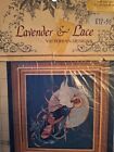 Cross stitch Chart Lavender & Lace  "  Blue Moon Angel " New