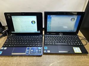 LOT OF 2 ASUS NETBOOKS 1015PED T101MT WIN 7 FOR PARTS OR FIX BOTH BOOT - Picture 1 of 6