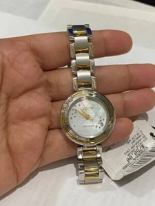 Citizen Eco-Drive Women's Carina Diamond Accents Gold Tone Watch EM0464-58D - Picture 1 of 5