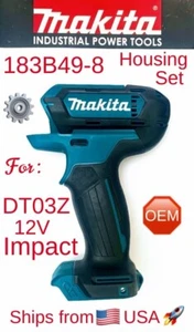 MAKITA 183B49-8 OEM Housing Set Assy. + All Screws for DT03Z DT03R1 12V Impact - Picture 1 of 2