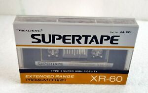  REALISTIC SUPERTAPE XR-60 Extended Range TYPE I Blank Audio Cassettes