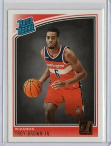 TROY BROWN JR. Wizards 2018-2019 DONRUSS RATED ROOKIE #192 - Picture 1 of 2