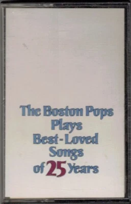 THE BOSTON POPS PLAYS BEST-LOVED SONGS OF 25 YEARS-GREAT MUSIC-CASSETTE-1986 - Image 1 of 4