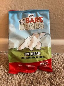 RP3 - Sonic Wacky Pack - We Bare Bears - ICE BEAR Ring/Drink Buddy - Sealed Bag