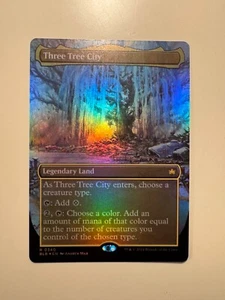Magic MTG • Three Tree City (Borderless) (0340) • Bloomburrow 340 • R Foil • ENG - Bild 1 von 2