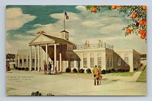 Das Haus der Präsidenten Wachs Clermont Florida Postkarte - Bild 1 von 2