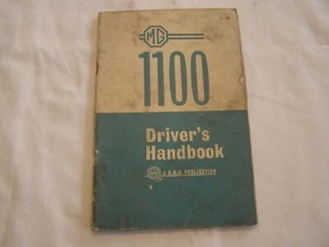 MG 1100 drivers handbook. - Picture 1 of 2