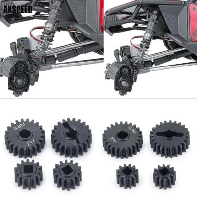 AXSPEED 12+23/14+21 Overdrive Portal Zahnradsat Gear für 1:10 RC SCX10 III/Capra - Bild 1 von 4