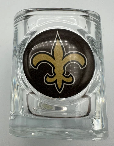 New Orleans SAINTS Emblem  Shot Glass Official License NFL Cover