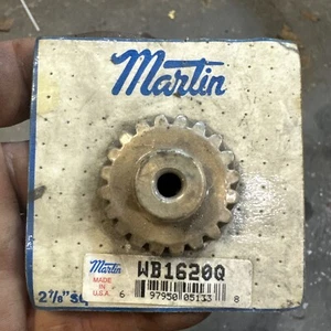 MARTIN Worm Gear WB1620Q RH 20T 16P 20PA 1.25" 1/4" bore 5/16 face - Picture 1 of 7
